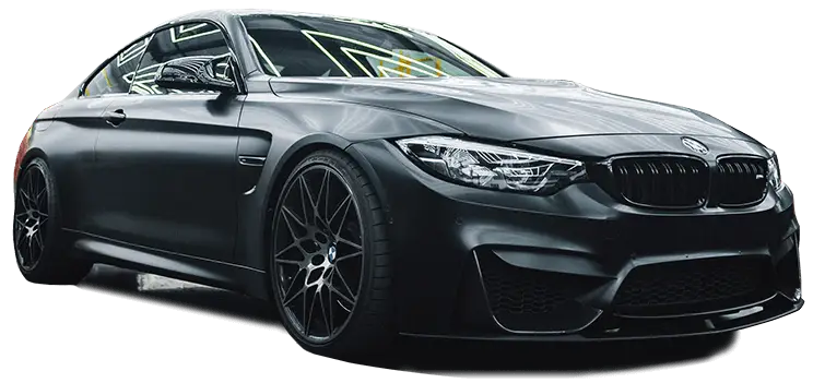 black bmw m3 coupe car